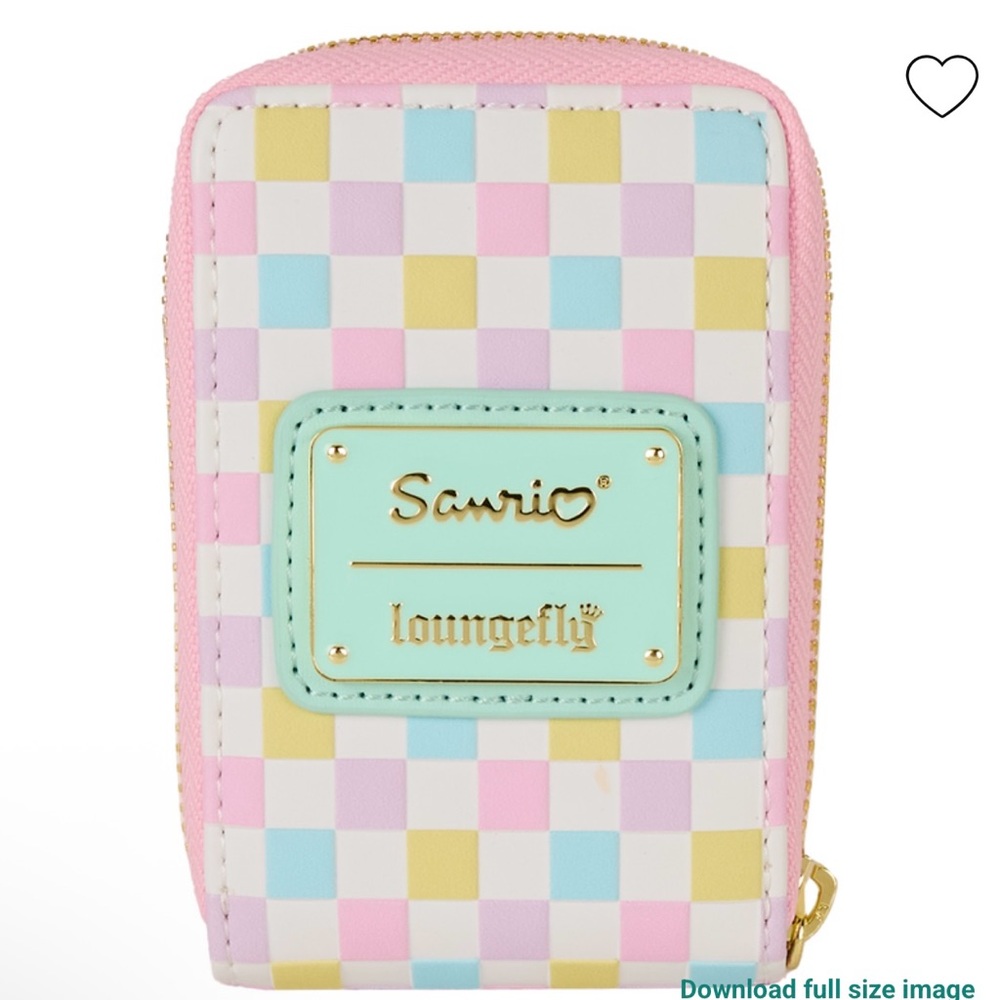 SDCC Limited Edition Hello Kitty & Friends Color Block Terry Cloth BP and Wallet - Picture 7 of 8